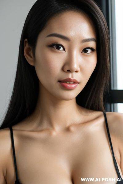 Asian woman, ((detailed face)), in a penthouse - ai-porn.ai on pornsimulated.com