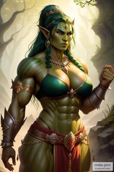 Beautiful orc warrior princess, lots of jewelry, bodybuilder,... - imake.porn on pornsimulated.com