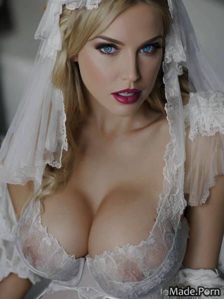 Woman transparent blouse coronation robes flowers wife busty AI porn - made.porn on pornsimulated.com