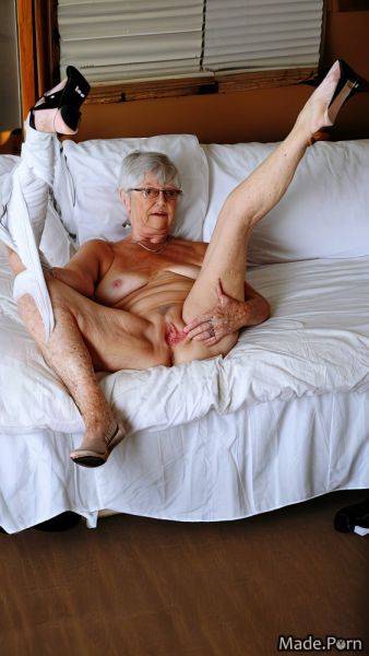 Short hair photo spreading legs white hair 90 wife splits AI porn - made.porn on pornsimulated.com