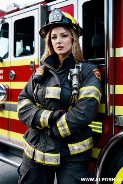 Sexy female firefighter - ai-porn.ai on pornsimulated.com