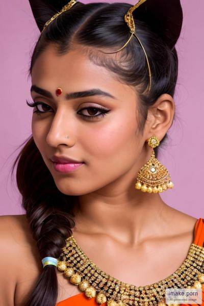 South indian girl with white headed pony tail hairstyle and cat... - imake.porn - India on pornsimulated.com