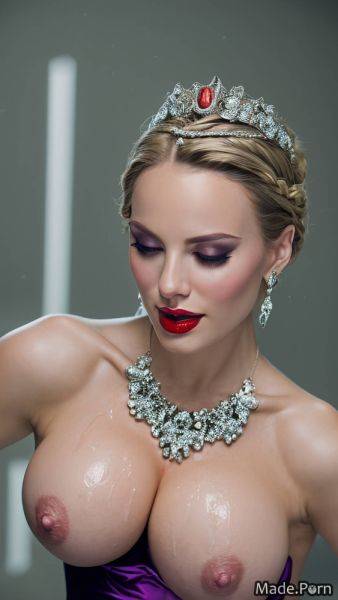 Dress woman shocked slutty topless tight braided hair AI porn - made.porn on pornsimulated.com