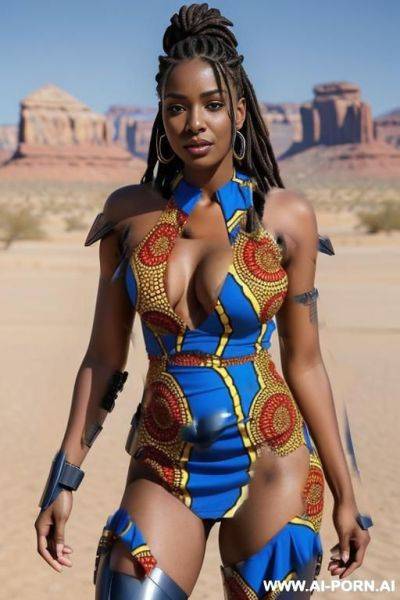 She wear a african dress - ai-porn.ai on pornsimulated.com