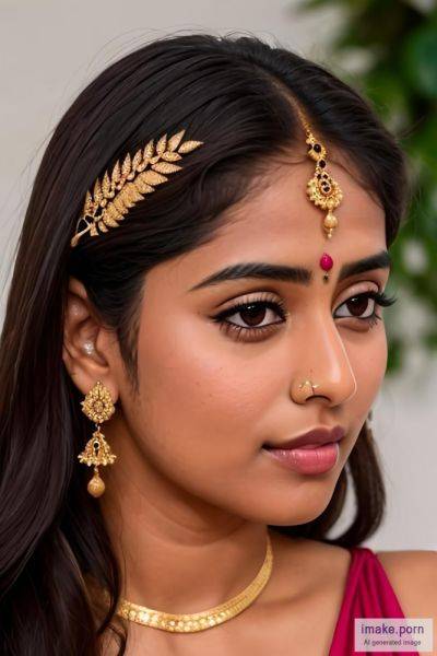 Indian girl megha akash gold jewels and horns and crown in head - imake.porn - India on pornsimulated.com