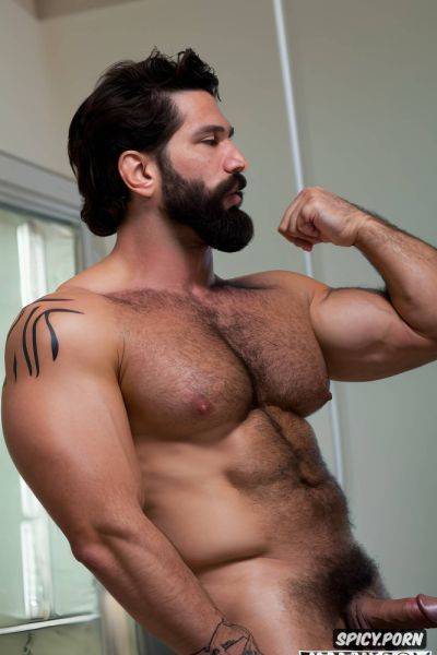 Caucasian man, handsome full beard, 35 40 years old, tattooed arms - spicy.porn - Mexico on pornsimulated.com