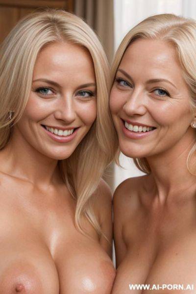 Beautiful old blonde german women graduation naked, busty teardrop, smiling, full nude body view, spreading natural beautiful open wide pussy, ultra sexy, ultra realistic photo - ai-porn.ai - Germany on pornsimulated.com