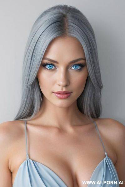 Light blue eyes, blue gray eyes - ai-porn.ai on pornsimulated.com