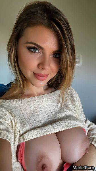 Gigantic boobs ukrainian selfie sweater 20 cum on tits wife AI porn - made.porn - Ukraine on pornsimulated.com