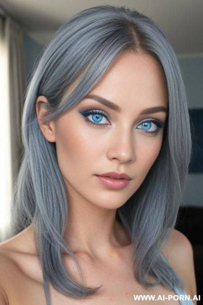 Light blue eyes, blue gray eyes - ai-porn.ai on pornsimulated.com