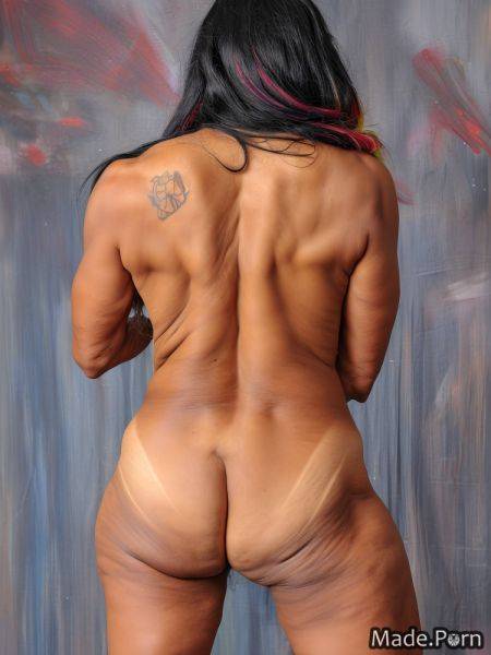 Nude bodybuilder multicolored hair 90 nipples bent over native american AI porn - made.porn - Usa on pornsimulated.com