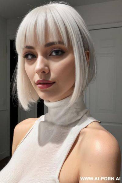 White skin bangs, , 3, hairy, white sleeveless turtleneck - ai-porn.ai on pornsimulated.com