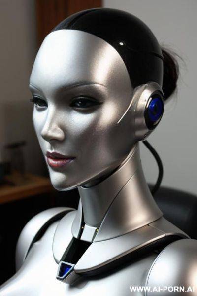 Detached robotic head - ai-porn.ai on pornsimulated.com