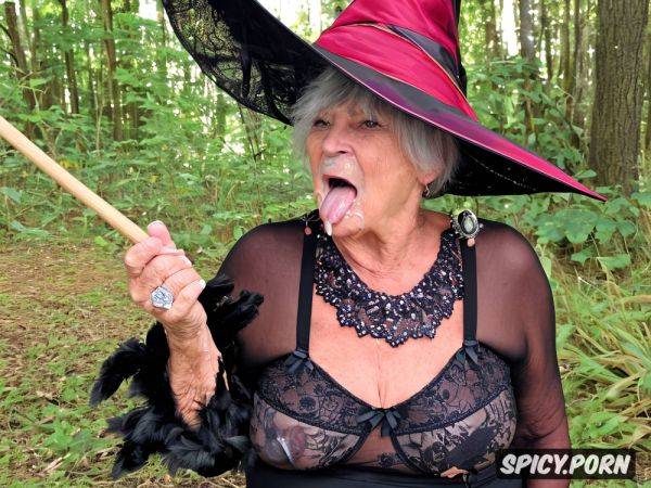 Tongue sticking out, detailed body, detailed face, grandma witch - spicy.porn on pornsimulated.com