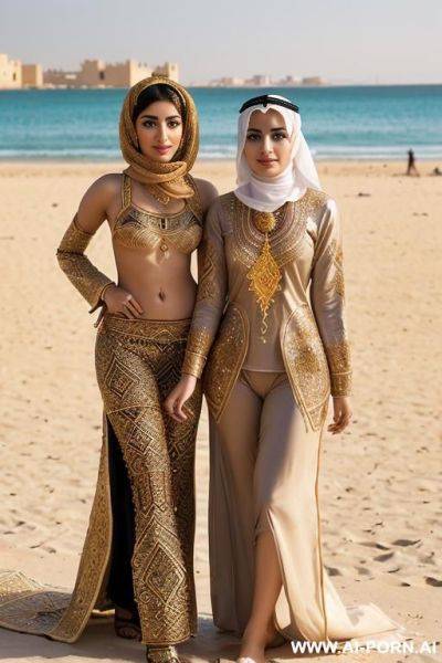 Lesbian couple one arabic and one african nude - ai-porn.ai on pornsimulated.com