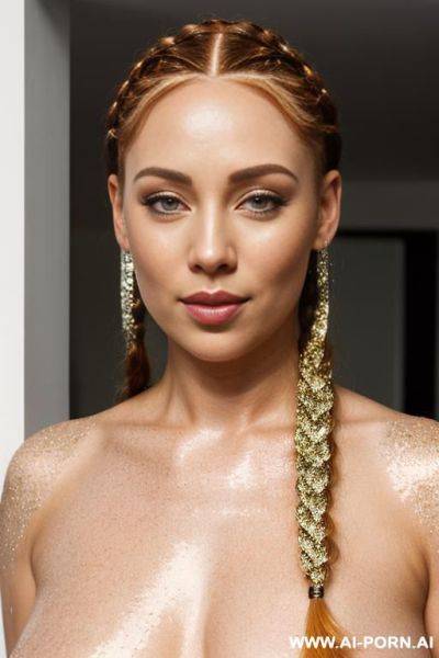 (((glittering face))) ((braided)) hot - ai-porn.ai on pornsimulated.com