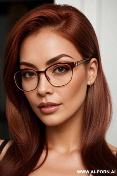 Thick rimmed glasses - ai-porn.ai on pornsimulated.com