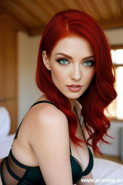 Red hair green eyes - ai-porn.ai on pornsimulated.com