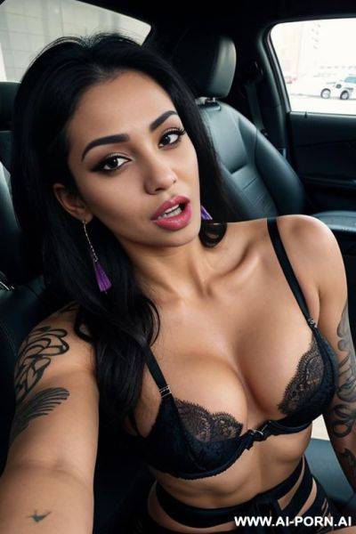 Perfect body, athlete, gym pants, push up bra, big tits, cleavage, tattoos, earrings, cumshot, facial, tongue out, titjob, pov, busty, pov, nose pierced, tattoos, mouth open, - ai-porn.ai on pornsimulated.com