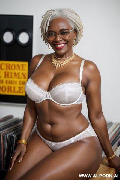 African woman posing - ai-porn.ai on pornsimulated.com