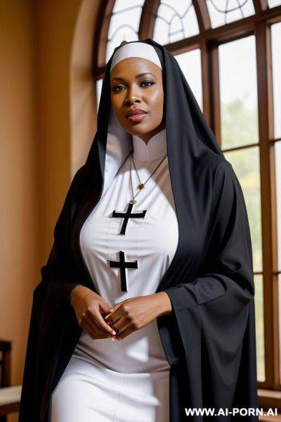 Sexy african american nun - ai-porn.ai - Usa on pornsimulated.com