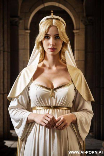 Blond ancient roman handmaid woman - ai-porn.ai on pornsimulated.com