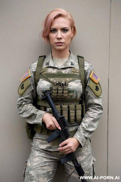 Short haircut military slut - ai-porn.ai on pornsimulated.com