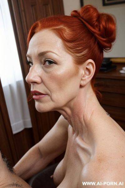 Grandpa fucks rich, elegant, nude old red hair - ai-porn.ai on pornsimulated.com