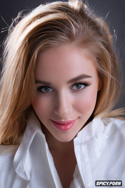 Pale, beautiful face, natural, thin, innocent, blushing, standing - spicy.porn on pornsimulated.com