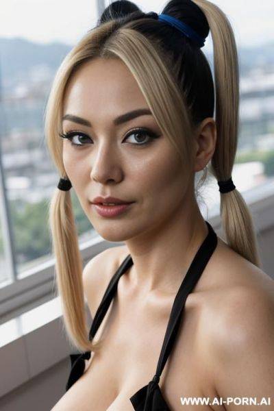 Japanese woman 1 fully naked, blonde with blue eyes natural tits - ai-porn.ai - Japan on pornsimulated.com