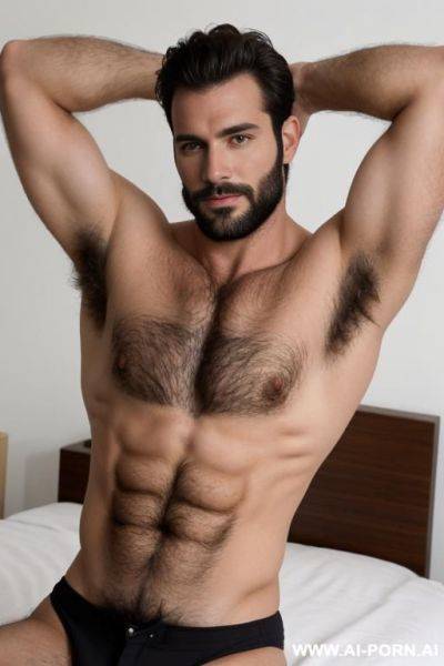 Man with hairy and armpits - ai-porn.ai on pornsimulated.com