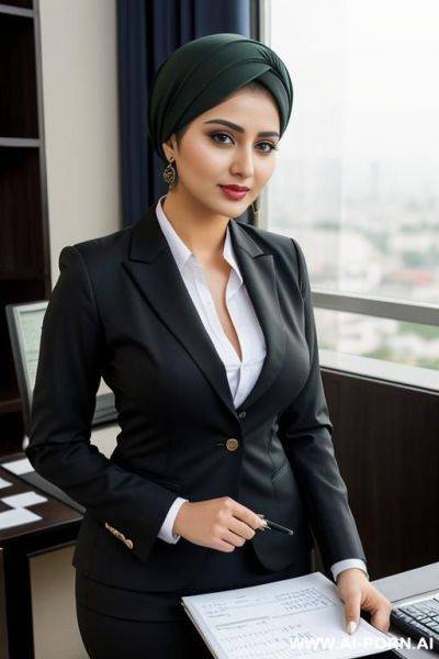 Curved hips, pakistani, headscarf - ai-porn.ai - Pakistan on pornsimulated.com
