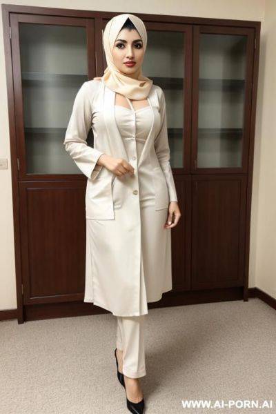 Pakistani, headscarf, full-body shot - ai-porn.ai - Pakistan on pornsimulated.com