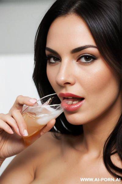 Woman drinking sperm - ai-porn.ai on pornsimulated.com