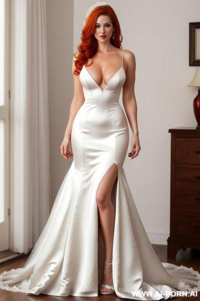(full body view) (mature woman) (slutty bride) (fit body) - ai-porn.ai on pornsimulated.com