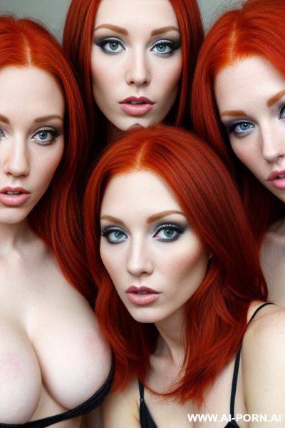 Two red head twins, - ai-porn.ai on pornsimulated.com