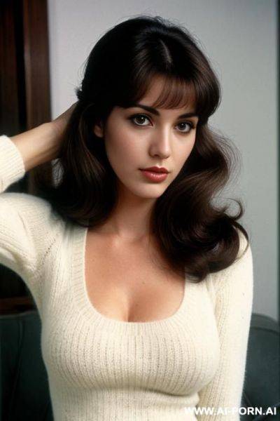 1970s, 1975. cutie babe face. 70s style. h 160 cm. - ai-porn.ai on pornsimulated.com
