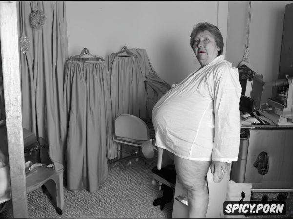 Beautiful face, obese, spread legs squatting, aged old nun grandma - spicy.porn on pornsimulated.com