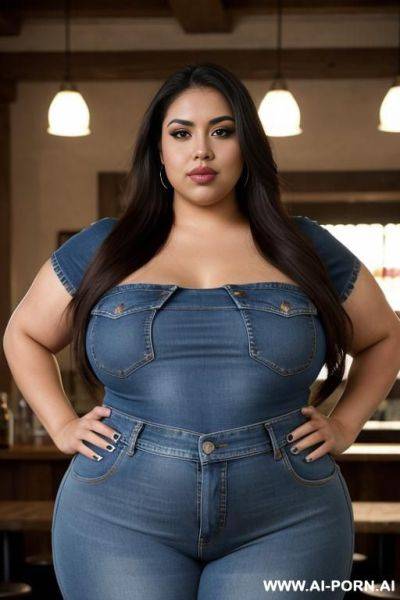 Mexican, hot supermodel, pear shaped, extra thicc, chola, fat, massive thighs - ai-porn.ai - Mexico on pornsimulated.com