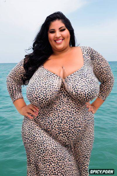 Gigantic huge wide hips, front view, long black wavy hair, laughing - spicy.porn - Italy on pornsimulated.com
