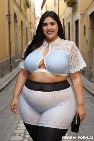Supermodel, mexican, beautiful face, wide hips, pear shaped, extra plump, bbw, 00 pounds - ai-porn.ai - Mexico on pornsimulated.com