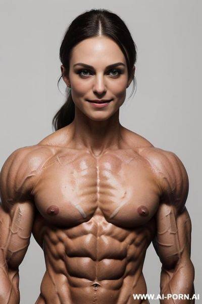 ((white background)), (naked), (nude), ((very slender most muscular british fbb woman actress k. knightley only)), ((((nude sinewy slender beautiful pretty british fbb muscle woman actress k. knightley - ai-porn.ai - Britain on pornsimulated.com