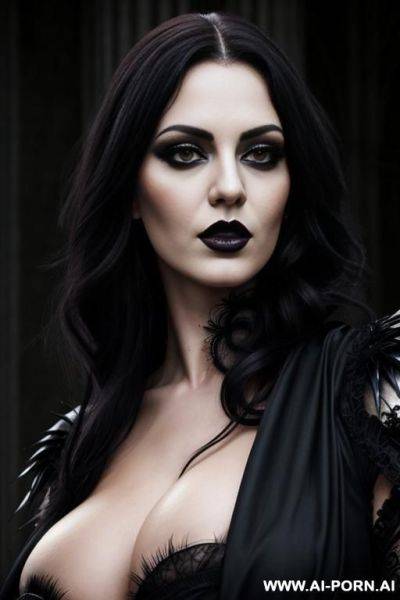 Portrait of a crow, gothic style, realistic style - ai-porn.ai on pornsimulated.com