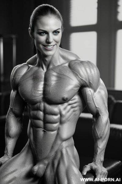 ((color photo)), (naked), (nude), ((very slender most muscular british fbb woman actress k. knightley only)), ((((nude sinewy slender beautiful pretty smiling british fbb muscle woman actress k. - ai-porn.ai - Britain on pornsimulated.com