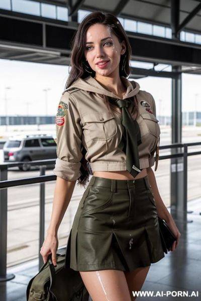 Naked at the airport - ai-porn.ai on pornsimulated.com