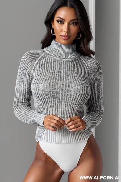 Fitted sweater - ai-porn.ai on pornsimulated.com