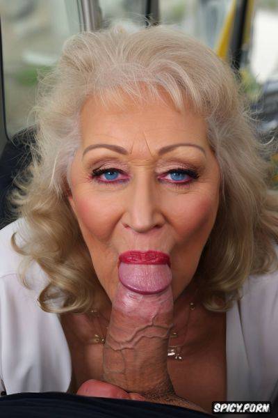 His dick is all in her mouth, mouth wide open and filled with a huge wide dick - spicy.porn on pornsimulated.com