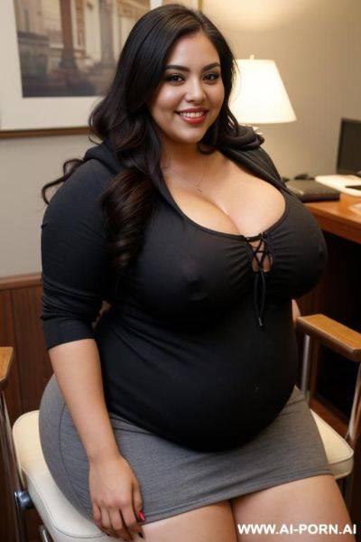 Mexican, very pretty, chola, eye shw, hourglass figure, stoner, club, pear shaped, very wide hips, extra thicc, bbw, very rotund - ai-porn.ai - Mexico on pornsimulated.com