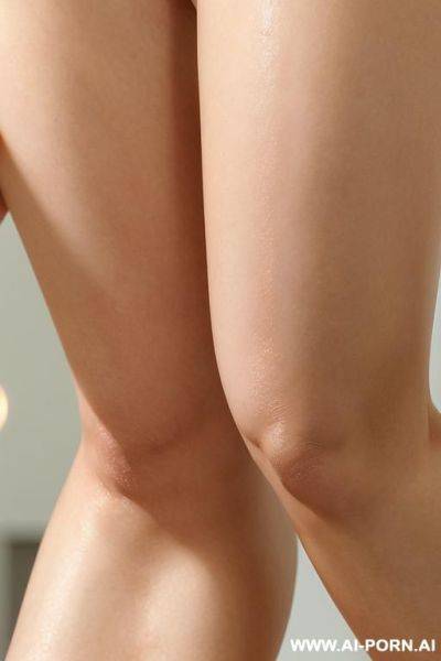 ((((close up of her legs)))), eye contact, view looking low to up (((view from the ground))) - ai-porn.ai on pornsimulated.com