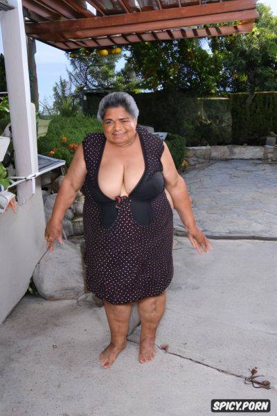 The person is an old mexican granny, tan lines, smiling hot granny - spicy.porn - Mexico on pornsimulated.com